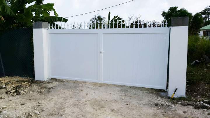 Installation portail alu Guadeloupe